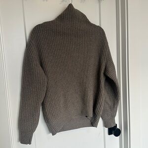 Wilfred Aritzia Knit Mock Neck wool Sweater Size Small